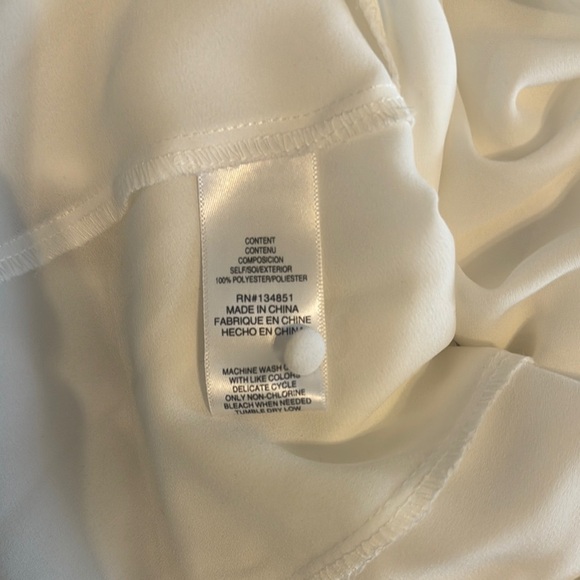 Wayf White Puff Sleeve Blouse with turtleneck color - NWOT - Picture 8 of 8